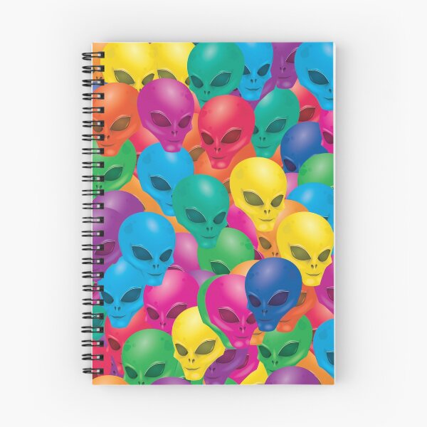 Item preview, rainbow alien pattern designed and sold by STORMYMADE.