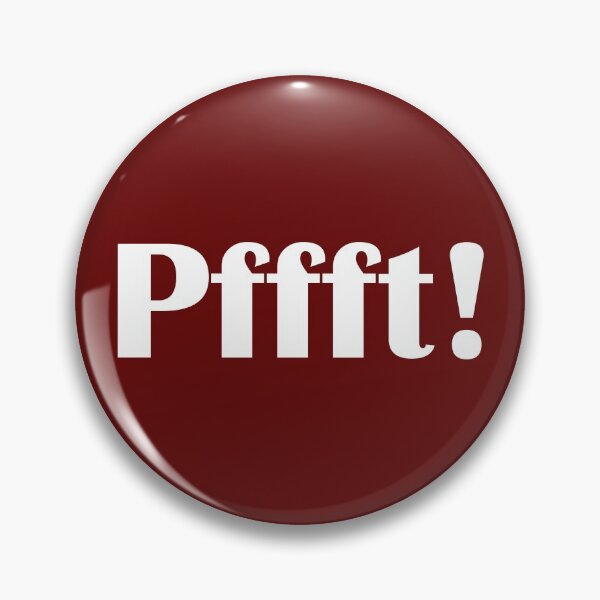 Item preview, Pffft! - white type designed and sold by bluehair.