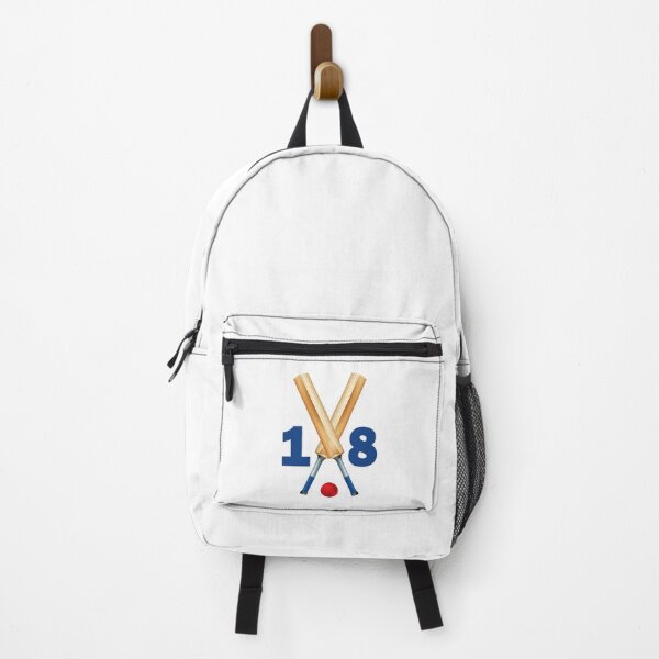 Item preview, Cricket number 18 - eighteen with bats and ball designed and sold by AllShirts21.