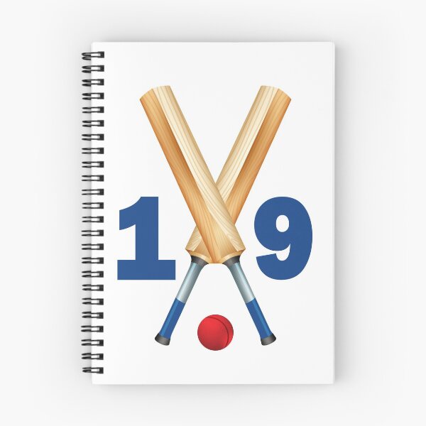 Item preview, Cricket number 19 - nineteen with bats and ball designed and sold by AllShirts21.