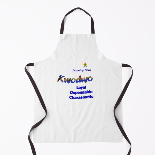 Item preview, Monday Born Ghanaian Male Name 'Kwodwo' in Blue designed and sold by WhoWeAre.