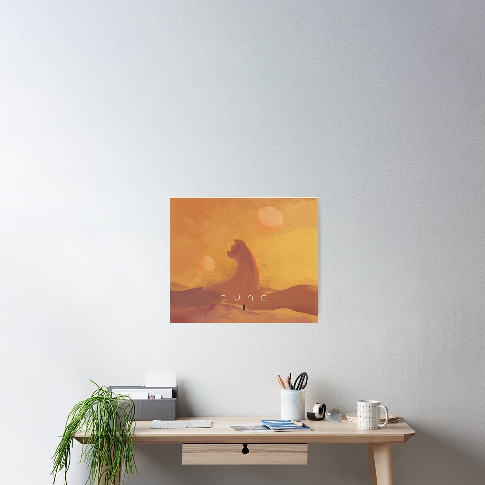 Dune 2021. Fan Art. Sandworm Poster