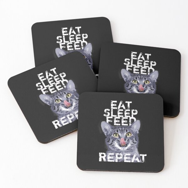 Item preview, Eat sleep feed repeat Tabby Cat designed and sold by Toffy2222.