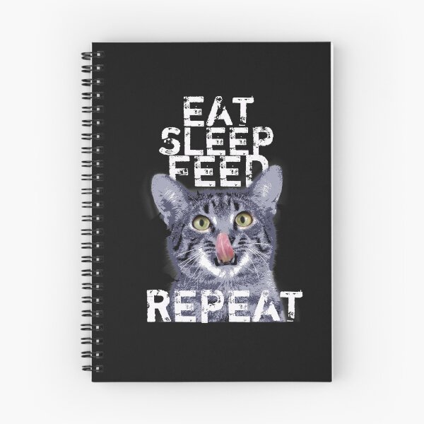 Item preview, Eat sleep feed repeat Tabby Cat designed and sold by Toffy2222.