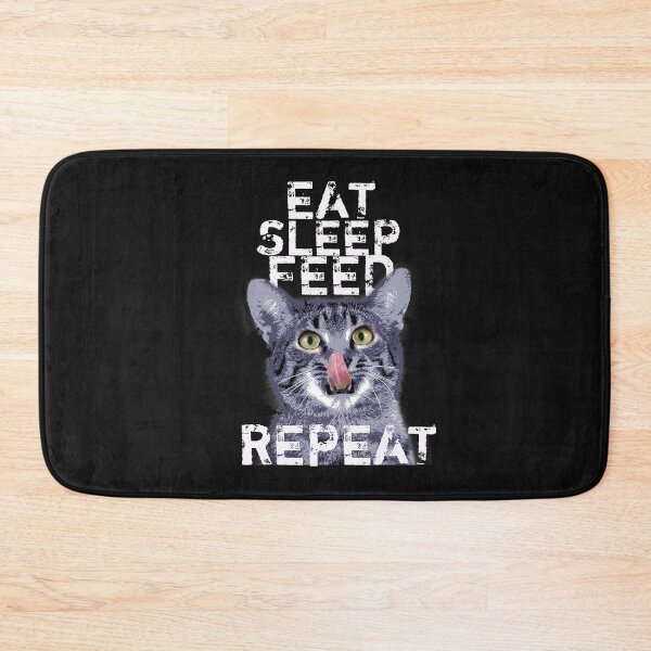 Item preview, Eat sleep feed repeat Tabby Cat designed and sold by Toffy2222.