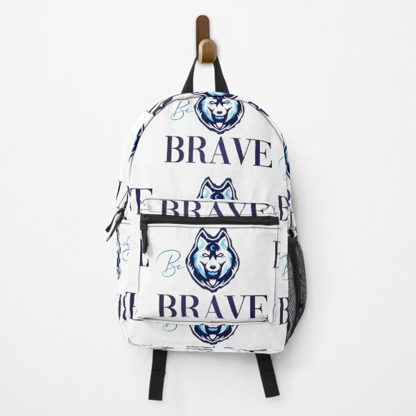 Item preview, Be brave, simple and motivational quote and wolf design designed and sold by Lina369.