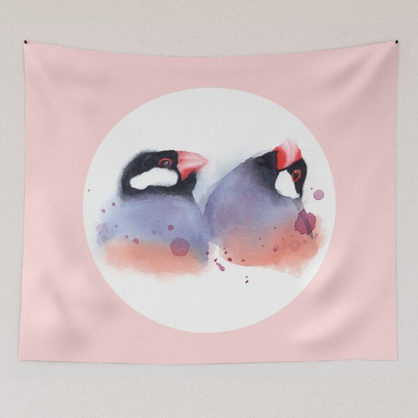 Item preview, Java sparrow watercolor designed and sold by arianne-art.