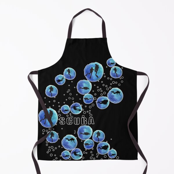 Item preview, Scuba Divers in Watercolour Bubbles. designed and sold by LaBellCreative.