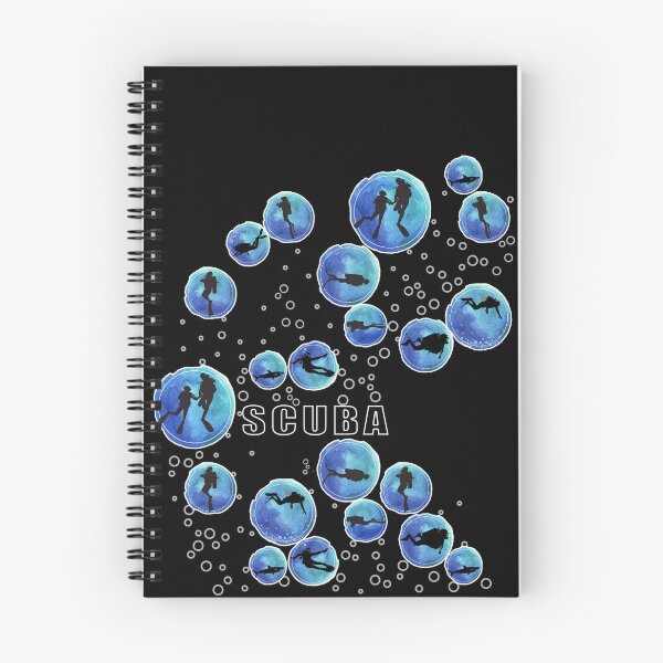 Item preview, Scuba Divers in Watercolour Bubbles. designed and sold by LaBellCreative.