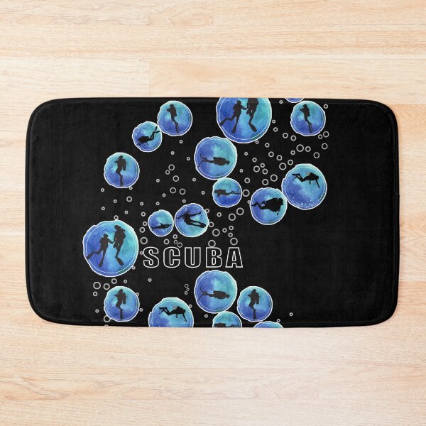 Item preview, Scuba Divers in Watercolour Bubbles. designed and sold by LaBellCreative.