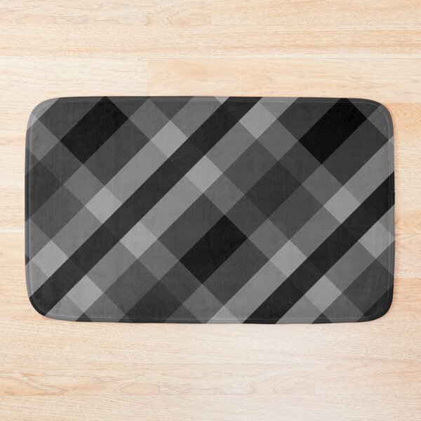 Item preview, Plaid blanco y negro designed and sold by therambler.