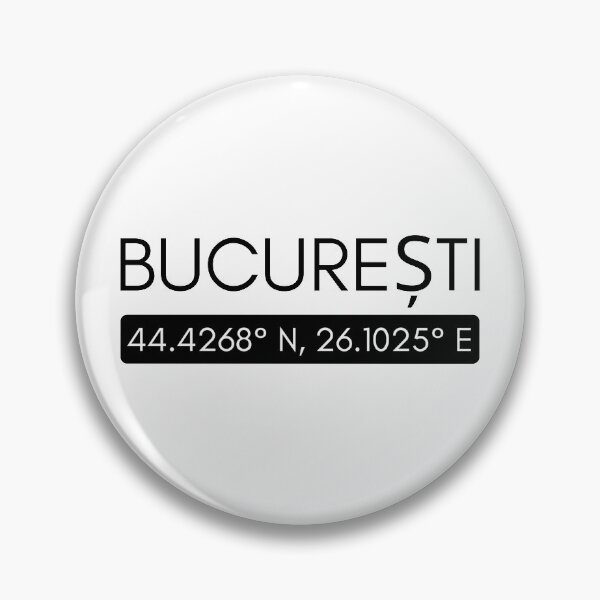 Artikelvorschau, București, Rumänien Koordinaten entworfen und verkauft von Jajamon.