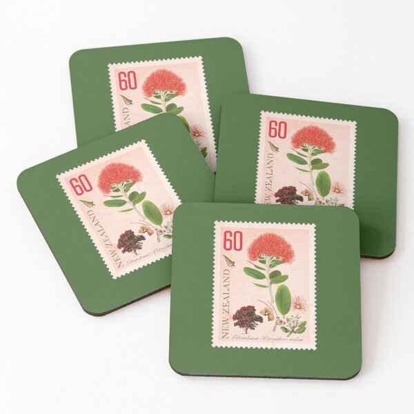 Item preview, 60 NZ Pohutukawa Stamp designed and sold by CASSNELSON.
