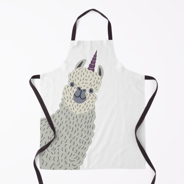 Item preview, Cute llama with unicorn horn llamarocn designed and sold by lilvisionaries.