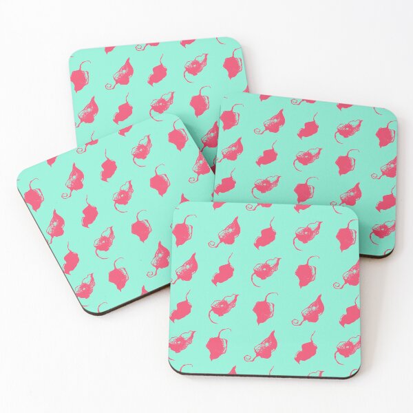 Item preview, Chillies on Aqua designed and sold by Zsuzsa illustration.