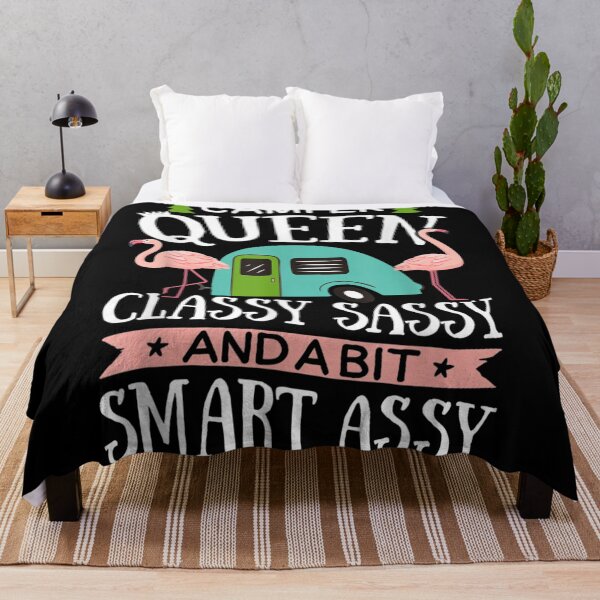 Item preview, Camper Queen Classy Sassy Smart Assy T shirt Camping designed and sold by LubaArce.