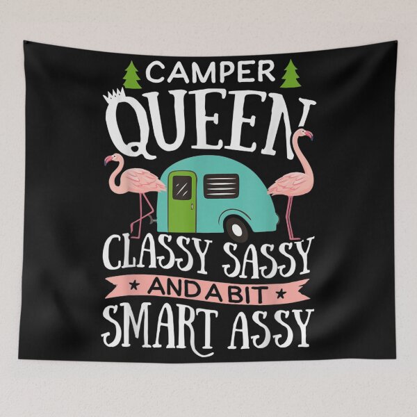 Item preview, Camper Queen Classy Sassy Smart Assy T shirt Camping  designed and sold by LubaArce.