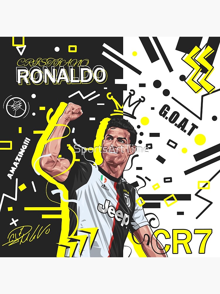 Cristiano Ronaldo 7 Pop Art #2 - Ronaldo - Posters and Art Prints