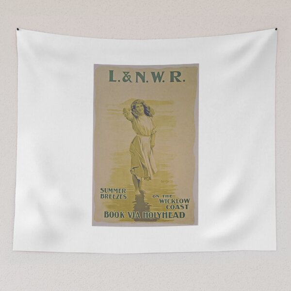 Item preview, LNWR vintage holiday excursion poster designed and sold by Random Railways.