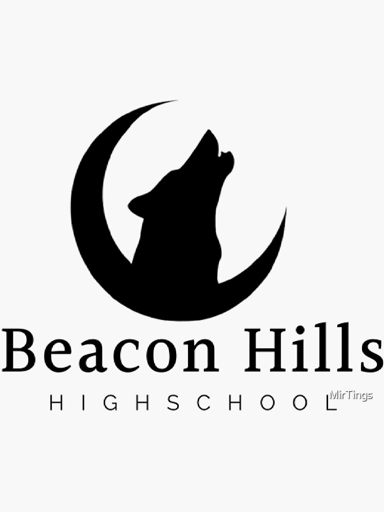 Beacon Hills High School Sticker Photographic Print for Sale by