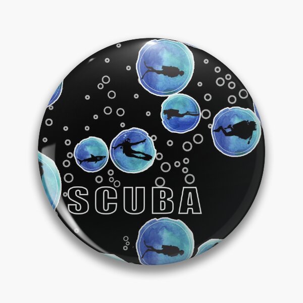 Item preview, Scuba Divers in Watercolour Bubbles. designed and sold by LaBellCreative.