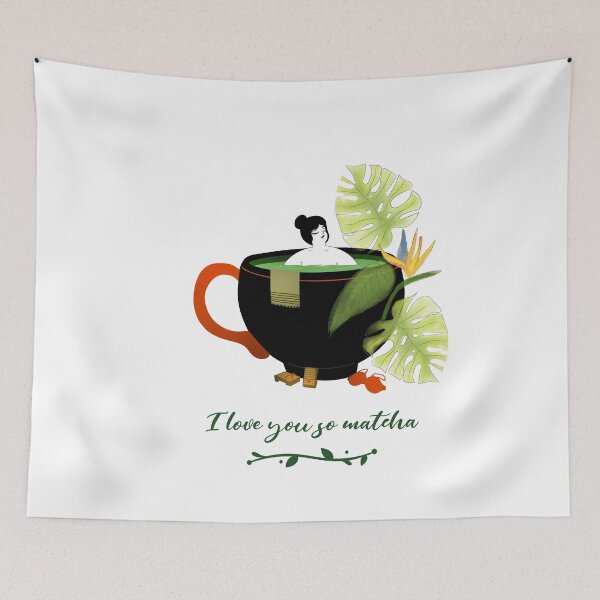 Item preview, Matcha- I Love You So Matcha- Funny  designed and sold by joabaj.