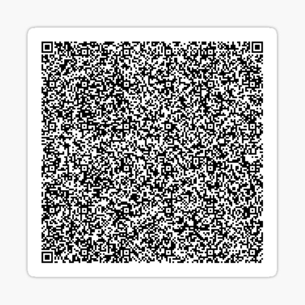 Item preview, interjection QR code designed and sold by stallman.