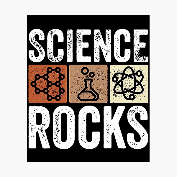 Item preview, Science Rocks Student Teacher Scientist Humor Vintage Retro designed and sold by lxmag.