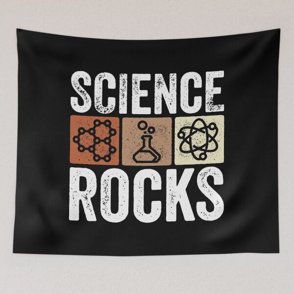 Item preview, Science Rocks Student Teacher Scientist Humor Vintage Retro designed and sold by lxmag.