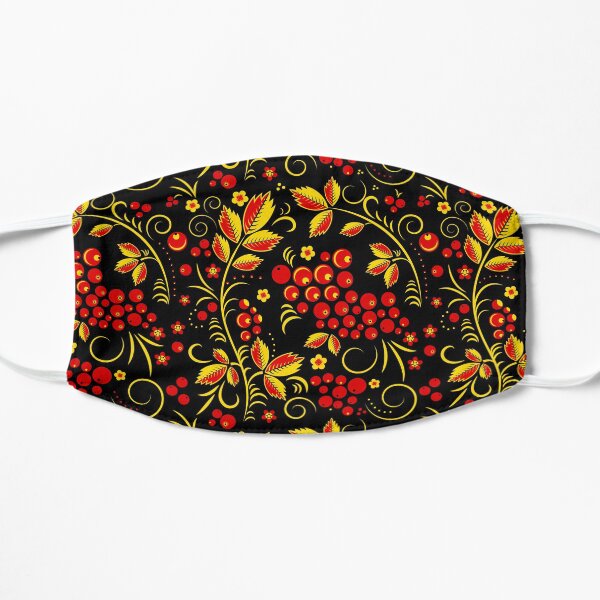 Khokhloma russia Flat Mask