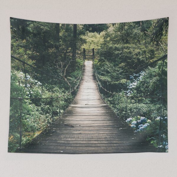 Item preview, Forest Hanging Bridge  designed and sold by coolmerchplanet.