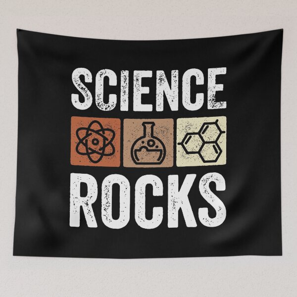 Item preview, Science Rocks Student Teacher Scientist Humor Retro Vintage designed and sold by lxmag.