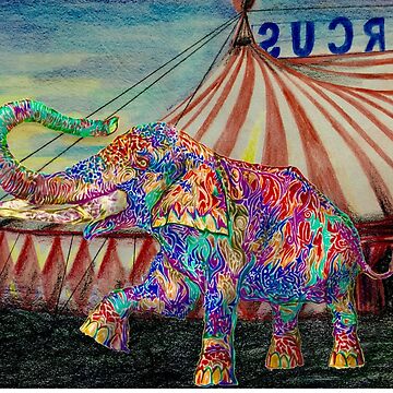 Artwork thumbnail, Circus Elephant by Jeremy Gulotta