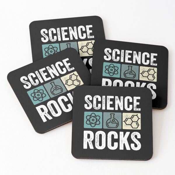 Item preview, Science Rocks Teacher Student Scientist Humor Vintage Lab designed and sold by lxmag.