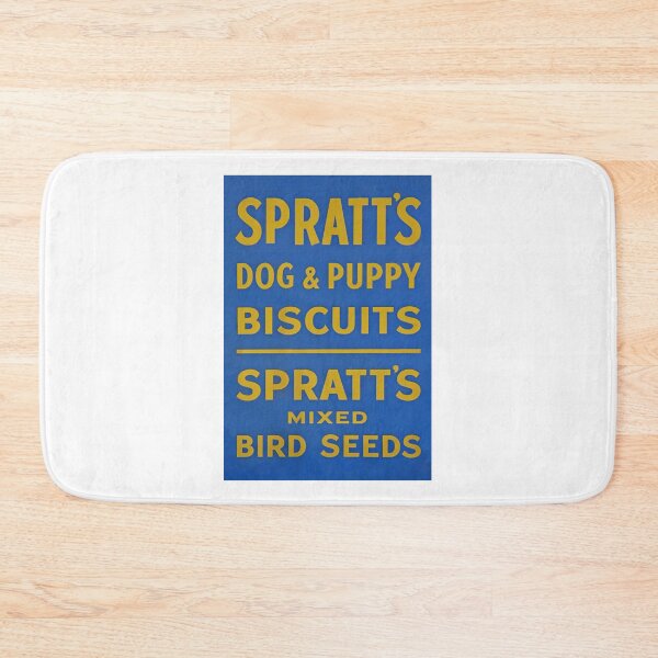 Item preview, Vintage enamel Spratts dog biscuits advert designed and sold by Random Railways.