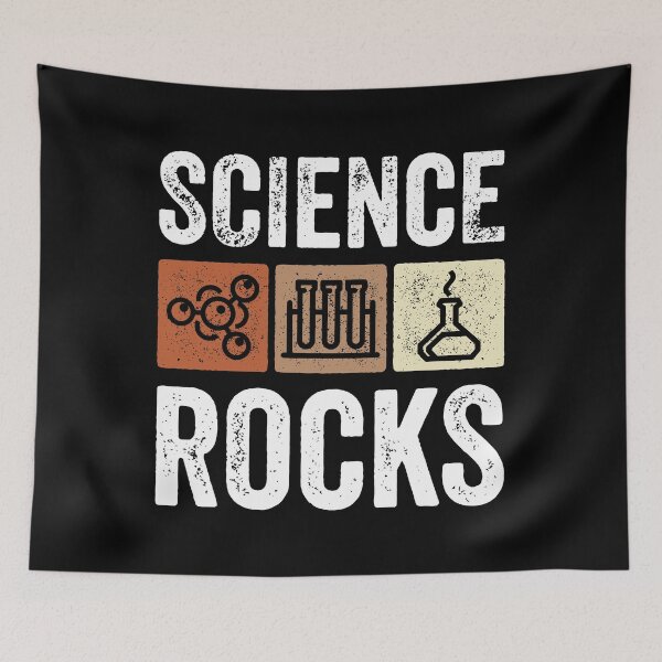Item preview, Science Rocks Student Teacher Scientist Humor Vintage Lab designed and sold by lxmag.