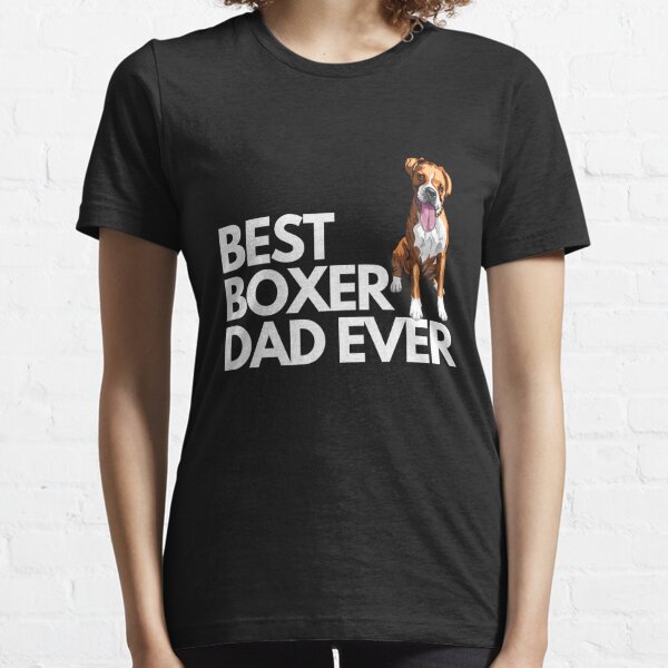 Vintage Retro Best Boxer Dog Dad Ever Cute Lovers Shirt