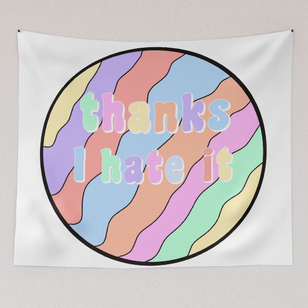 Item preview, thanks i hate it  designed and sold by Bella-JJ.