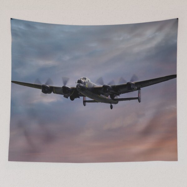 Artikelvorschau, Avro Lancaster bei Sonnenuntergang entworfen und verkauft von Steve H Clark.