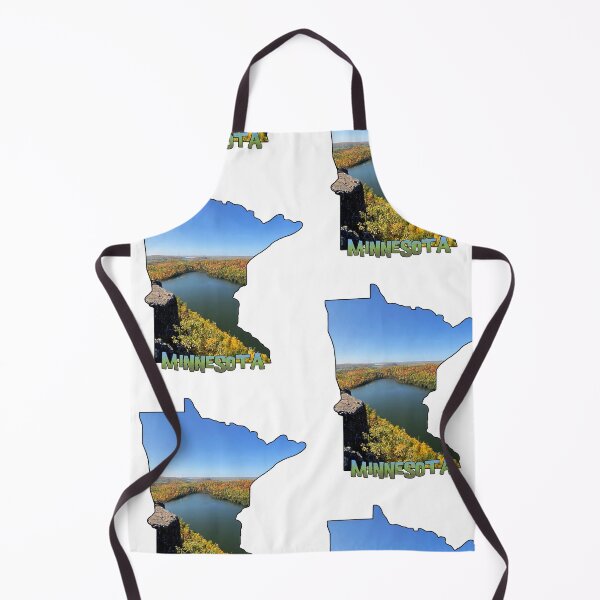 Item preview, Minnesota State Outline (Bean Lake near Silver Bay, MN) designed and sold by gorff.
