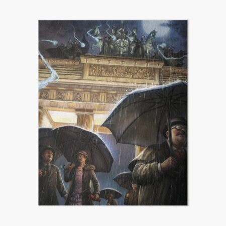 Cthulhuween Day 28 - Brandenburg Gate by Pat Loboyko Art Board Print