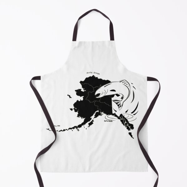 Item preview, Alaska State Salmon Scene Shirt designed and sold by Ornuma.
