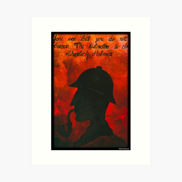 Item preview, Sherlock Holmes designed and sold by NilimaAmilin.