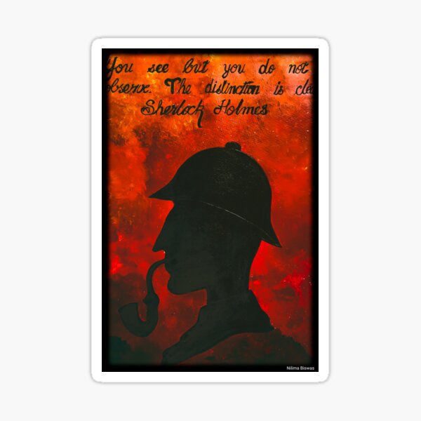 Item preview, Sherlock Holmes designed and sold by NilimaAmilin.
