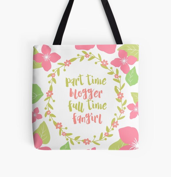 FULL TIME FANGIRL All Over Print Tote Bag