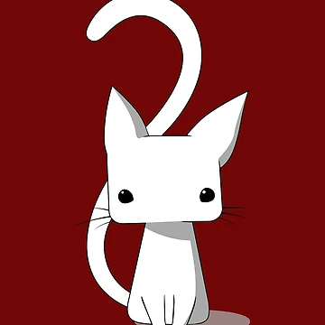Artwork thumbnail, Withe Cat by dinadesign