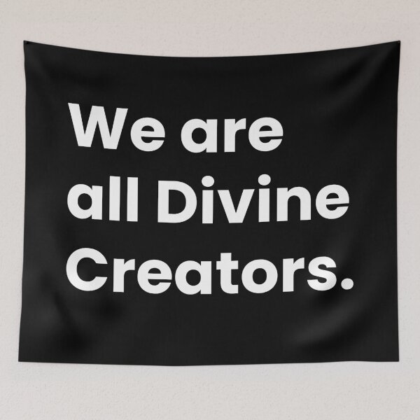 Item preview, We are all divine creators. designed and sold by namaste-you.