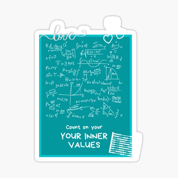 count-on-your-inner-values-sticker-by-glueck123-redbubble