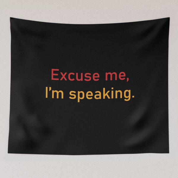 Item preview, Excuse me, I am speaking designed and sold by Rami Khalifah.