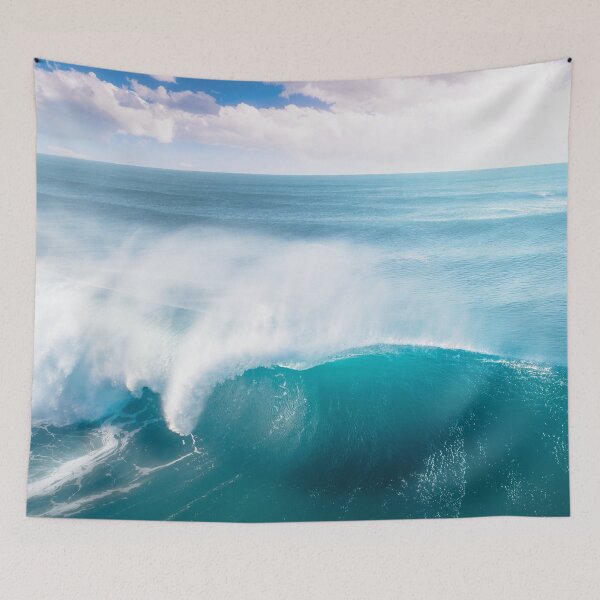 Item preview, Blue Splashing Sea Waves designed and sold by coolmerchplanet.